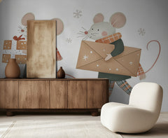 Holiday Mice with Gifts