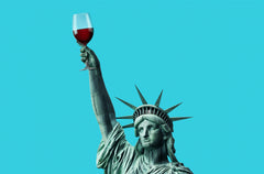 Wall mural Liberty of Drinking – fototapet med unikt motiv som skapar en inspirerande fondvägg