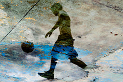 Wall mural basketball_1 – fototapet med unikt motiv som skapar en inspirerande fondvägg