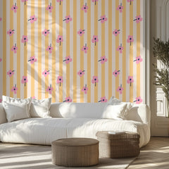 Sweet Floral Stripes