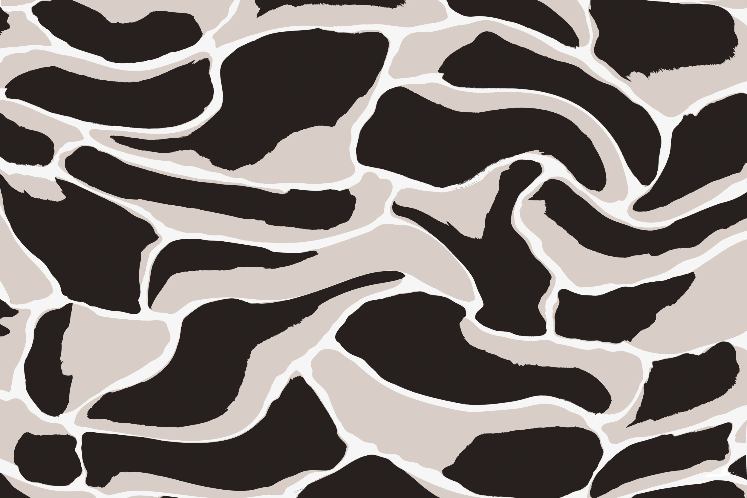 Beige And Brown Tiger Pattern