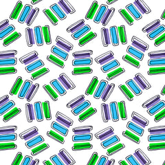 Wall mural Purple Blue Green Rectangles Purple Orange – fototapet med unikt motiv som skapar en inspirerande fondvägg
