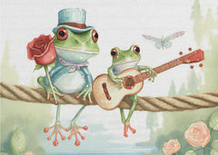 Frogs on a rope