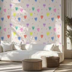 Cute Conversation Hearts Pattern