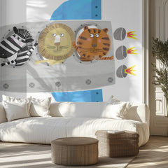 Animals Space Rocket
