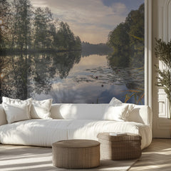 Peaceful Lake Reflection