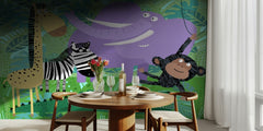 Playful Jungle Animals