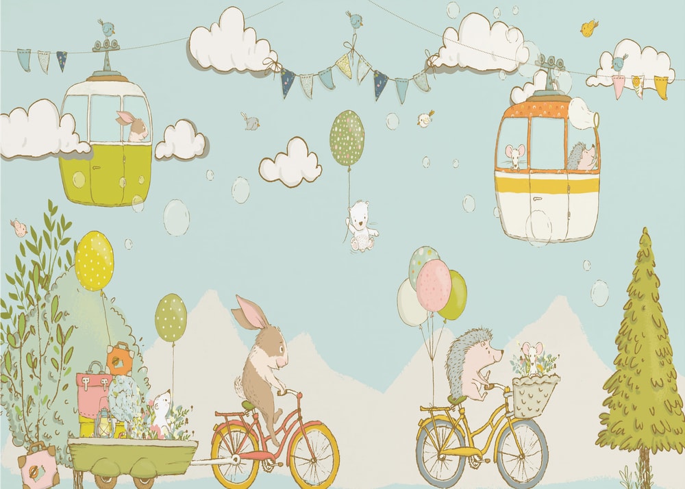Whimsical Animal Journey