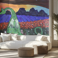 Whimsical Dragon Sunset