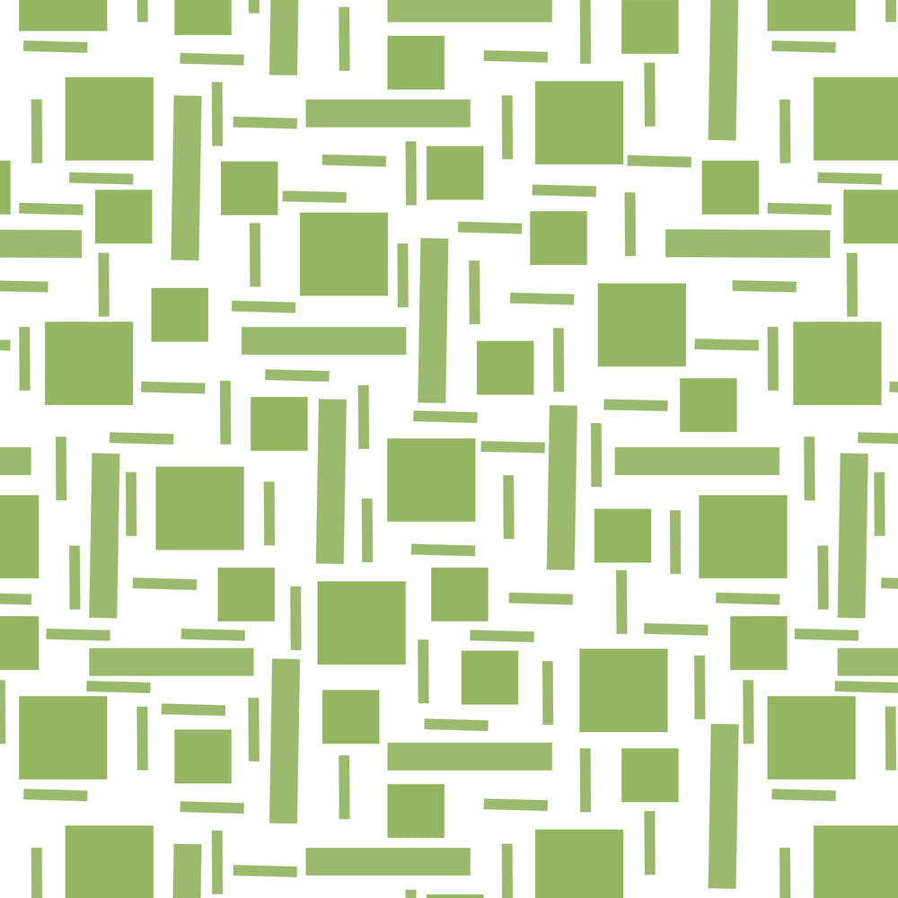 Shapely #2 Olive Geometric Abstract