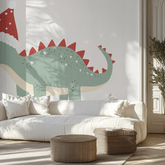 Cute Christmas Dinosaur