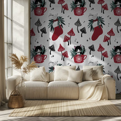 Whimsical Christmas Animals Pattern