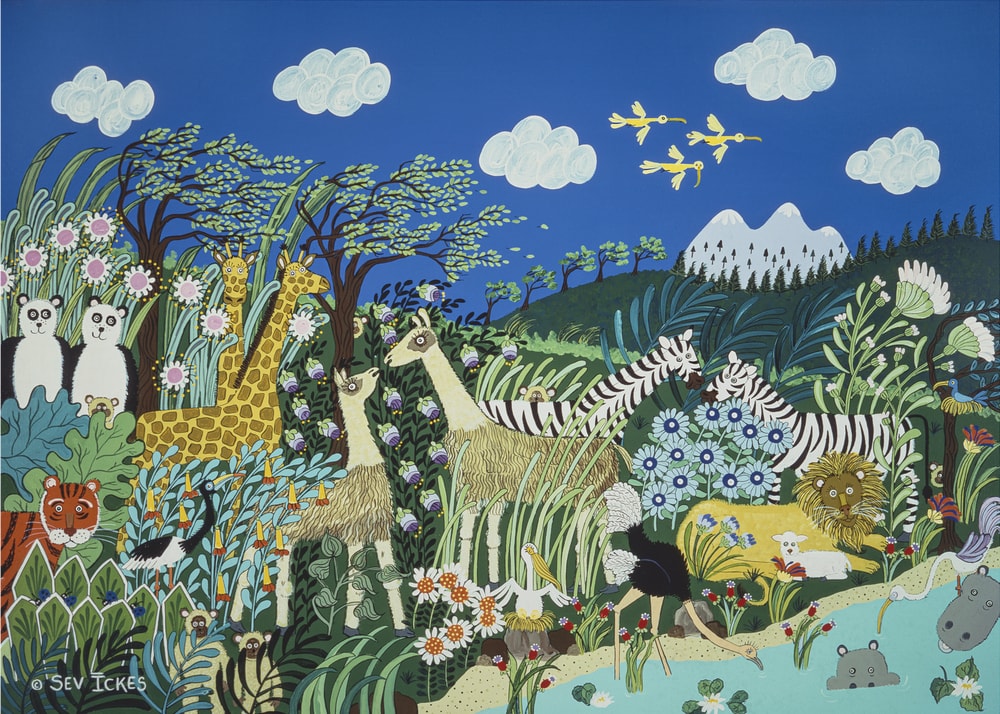 Whimsical Animal Jungle