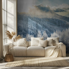 Fuji Winter Forest Sunbeams