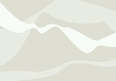 Wall mural Mountain Waves Beige – fototapet med unikt motiv som skapar en inspirerande fondvägg