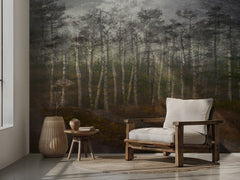 Serene Birch Forest