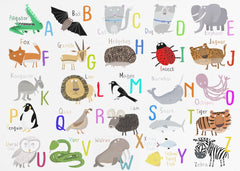 Colorful Animal Alphabet