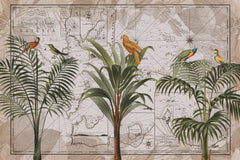 Wall mural Indonesia Jungle Paradise No1 – fototapet med unikt motiv som skapar en inspirerande fondvägg