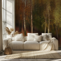 Golden Birch Forest