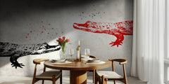 Red Black Alligator Magic