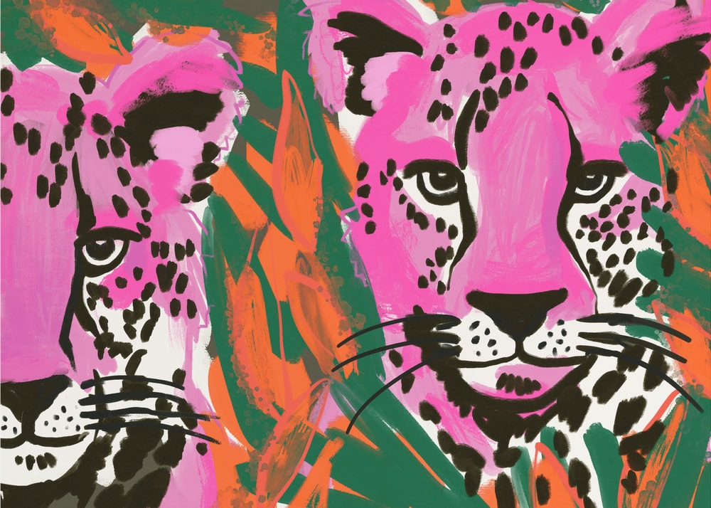Pink Cheetah Duo