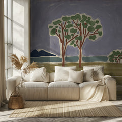 Serene Field Trees