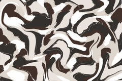 Wall mural Shaky Brown Beige Strokes Square – fototapet med unikt motiv som skapar en inspirerande fondvägg