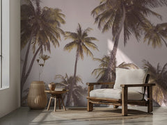 Blush Palm Trees