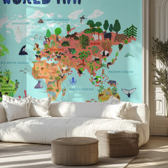 World map for kids