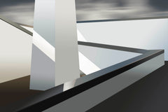 Wall mural Captured light – fototapet med unikt motiv som skapar en inspirerande fondvägg