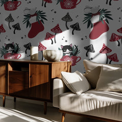 Whimsical Christmas Animals Pattern