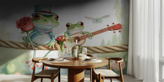 Frogs on a rope