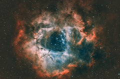 Wall mural Rosette Nebula – fototapet med unikt motiv som skapar en inspirerande fondvägg