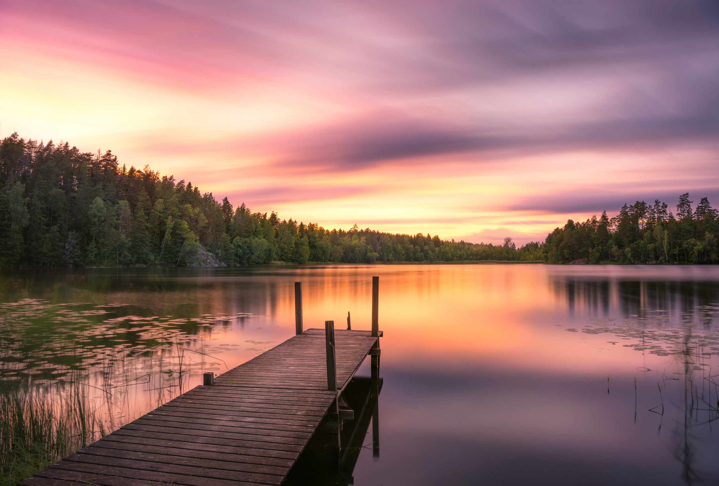 Pink lake