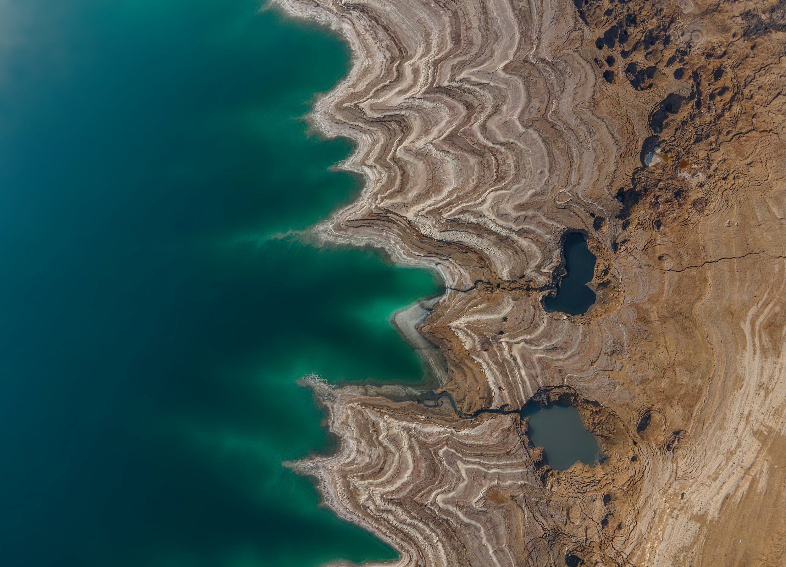 dead sea from above