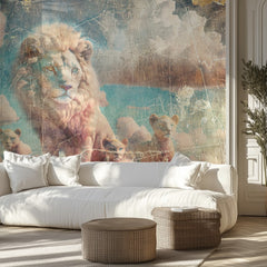Majestic White Lion Family
