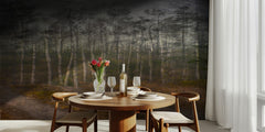Serene Birch Forest