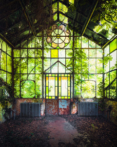 Wall mural Italian Greenhouse – fototapet med unikt motiv som skapar en inspirerande fondvägg
