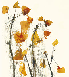 Wall mural Leaves still life – fototapet med unikt motiv som skapar en inspirerande fondvägg