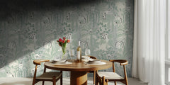 Lemurs Jungle Pattern