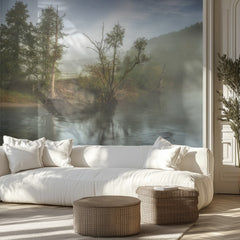 Misty River Morning