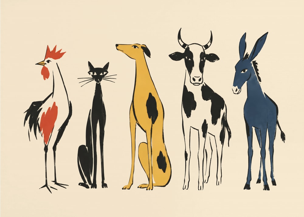 Stylish Animal Lineup