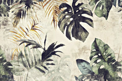 Wall mural Jungle1x a 3 2impasto – fototapet med unikt motiv som skapar en inspirerande fondvägg
