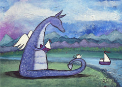 Whimsical Dragon And Friends