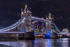 Wall mural Tower Bridge in London – fototapet med unikt motiv som skapar en inspirerande fondvägg