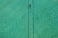 Wall mural Swimmer #2 – fototapet med unikt motiv som skapar en inspirerande fondvägg