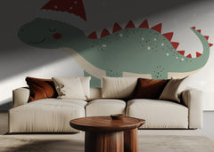 Cute Christmas Dinosaur