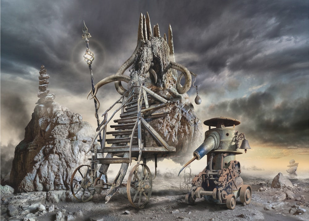 Surreal Desert Machines