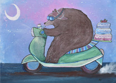 Bear Cake Delivery