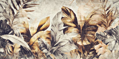Wall mural Pano Junglerk2x B – fototapet med unikt motiv som skapar en inspirerande fondvägg